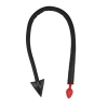 Korek analny silikonowy Devils Tail Ouch! czerwony