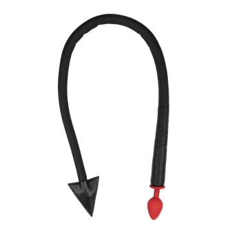 Korek analny silikonowy Devils Tail Ouch! czerwony