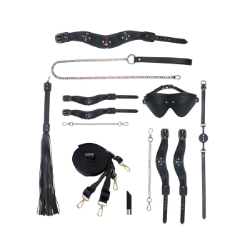 Zestaw BDSM Venice Collection z torbą Ouch! czarny
