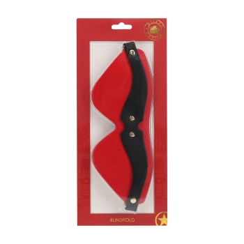Opaska na oczy Milan Ouch czarno czerwona