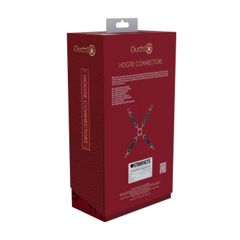 Łącznik do hogtie Milan Collection Ouch! czarny czerwony