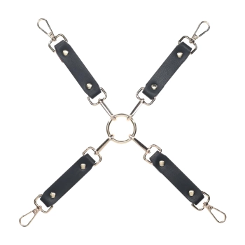 Łącznik do hogtie Milan Collection Ouch! czarny czerwony