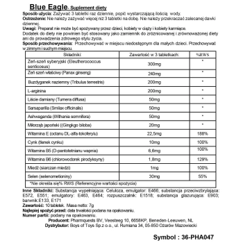 Kapsułki stymulujące Blue Eagle Pharmquests