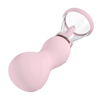 Pompka ładowalna na piersi i srom Sensual Pumped różowa