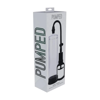 Pompka penisa Pumped Basic 2 wodoodporna transparentna
