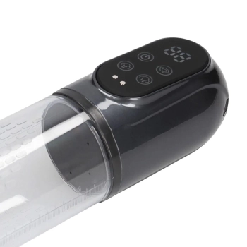 Automatyczna Wodoodporna Pompka Penisa i Masturbator Gun Metal