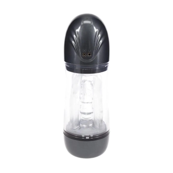 Masturbator ssąco wibracyjny Pumped SonicPull grafitowy 25 cm