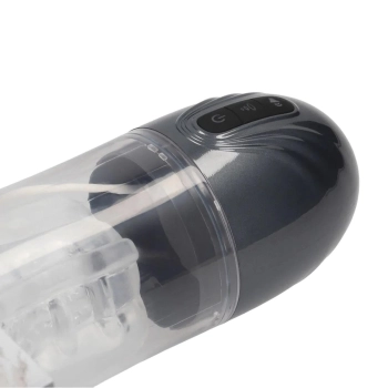 Masturbator ssąco wibracyjny Pumped SonicPull grafitowy 25 cm
