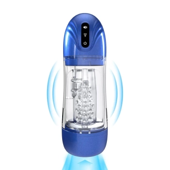 Pompka ssąca wibracyjna SonicPull Pumped niebieska 25 cm