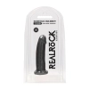 Silicone Dildo Without Balls - 15,3 cm - Black