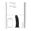 Silicone Dildo Without Balls - 15,3 cm - Black