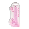 Realistyczne dildo z jądrami RealRock różowe 23 cm