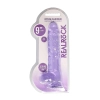 Dildo realistyczne RealRock z jądrami fioletowe 23 cm