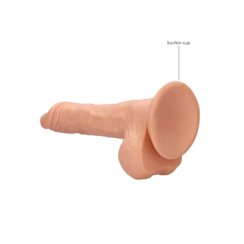 Dildo realistyczne RealRock z jądrami 21.5 cm