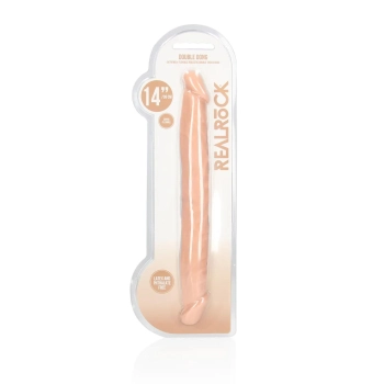 Dildo podwójne RealRock TPE 36 cm