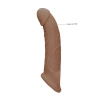 Superrealistyczna przedłużka na penisa RealRock TPE 20 cm
