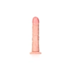 Dildo realistyczne zakrzywione RealRock z przyssawką 18 cm