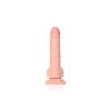 Dildo realistyczne RealRock zakrzywione z moszną i przyssawką 18 cm