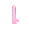Realistyczne dildo z jądrami RealRock 25,4 cm