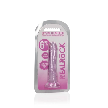 Straight Realistic Dildo with Suction Cup - 6 / 14,5