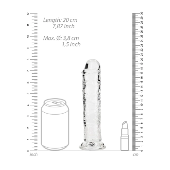 Straight Realistic Dildo with Suction Cup - 7 / 18