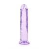 Dildo realistyczne RealRock przezroczyste z przyssawką 20 cm