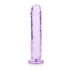 Dildo realistyczne RealRock przezroczyste z przyssawką 20 cm