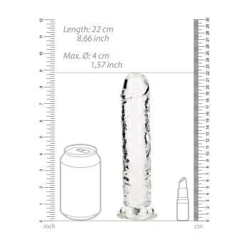 Straight Realistic Dildo with Suction Cup - 8 / 20