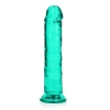 Dildo realistyczne RealRock przezroczyste z przyssawką 20 cm