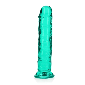 Dildo realistyczne RealRock przezroczyste z przyssawką 20 cm