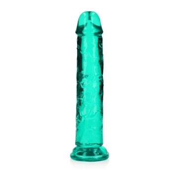 Dildo realistyczne RealRock przezroczyste z przyssawką 20 cm
