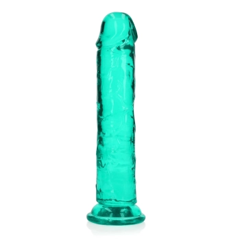 Dildo realistyczne RealRock przezroczyste z przyssawką 20 cm