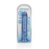 Dildo realistyczne RealRock przezroczyste z przyssawką 23 cm