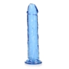 Dildo realistyczne RealRock przezroczyste z przyssawką 23 cm