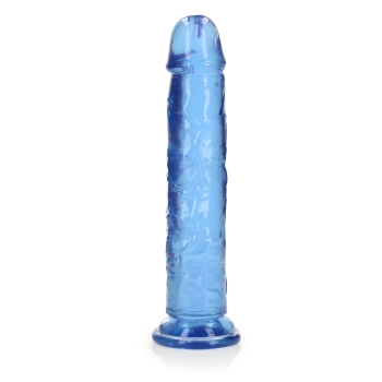 Dildo realistyczne RealRock przezroczyste z przyssawką 23 cm
