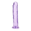 Dildo realistyczne RealRock przezroczyste z przyssawką 23 cm