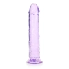Dildo realistyczne RealRock przezroczyste z przyssawką 23 cm
