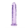 Dildo realistyczne RealRock przezroczyste z przyssawką 23 cm