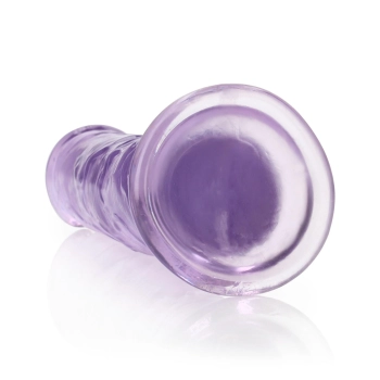 Dildo realistyczne RealRock przezroczyste z przyssawką 23 cm