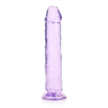 Dildo realistyczne RealRock przezroczyste z przyssawką 23 cm