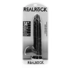 Dildo realistyczne RealRock z moszną czarne 35,5 cm