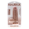 Dildo realistyczne RealRock grube z moszną 23 cm cieliste