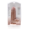 Dildo realistyczne RealRock grube z moszną 23 cm cieliste