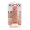 Dildo realistyczne grube proste bez jąder RealRock 20 cm cieliste