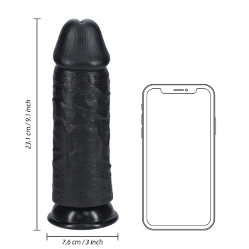 Dildo realistyczne grube bez jąder RealRock 23 cm