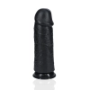 Dildo realistyczne RealRock grube proste bez jąder 25 cm czarne