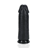 Dildo realistyczne RealRock grube proste bez jąder 25 cm czarne