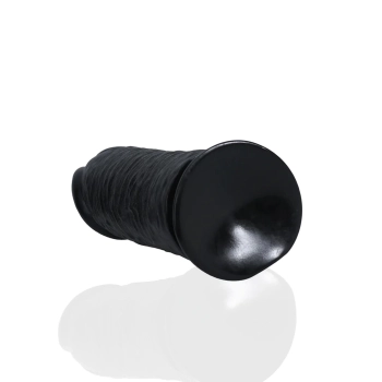Dildo realistyczne RealRock grube proste bez jąder 25 cm czarne