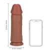 Dildo realistyczne RealRock grube proste bez jąder cieliste 25 cm