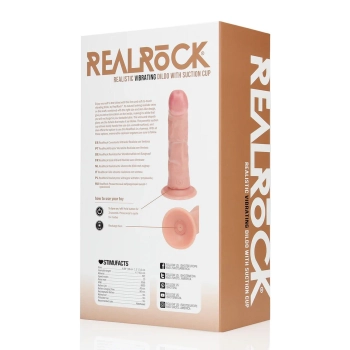 Wibrator realistyczny RealRock zakrzywiony cielisty 15,5 cm